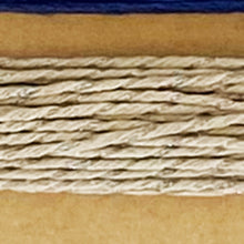 Load image into Gallery viewer, Hemptique 100% Hemp Cord, 4 x 9.1m, 1mm wide. Colour: Americana Silver
