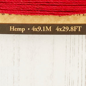 Hemptique 100% Hemp Cord, 4 x 9.1m, 1mm wide. Colour: Autumn Nights