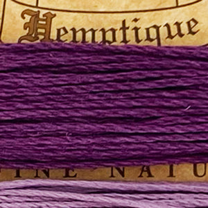 Hemptique 100% Hemp Cord, 4 x 9.1m, 1mm wide. Colour: Berry Bar