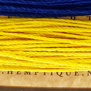 Hemptique 100% Hemp Cord, 4 x 9.1m, 1mm wide. Colour: Heat Wave