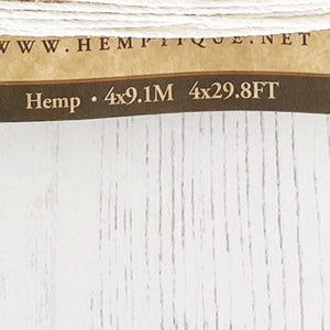 Hemptique 100% Hemp Cord, 4 x 9.1m, 1mm wide. Colour: Ruby