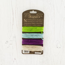 Load image into Gallery viewer, Hemptique 100% Hemp Cord, 4 x 9.1m, 1mm wide. Colour: Spring Bloom
