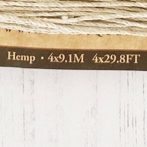 Hemptique 100% Hemp Cord, 4 x 9.1m, 1mm wide. Colour: Spring Bloom