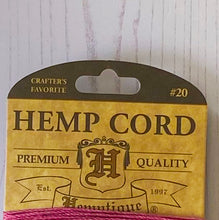Load image into Gallery viewer, Hemptique 100% Hemp Cord, 4 x 9.1m, 1mm wide. Colour: Spring
