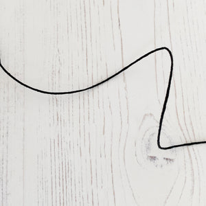 Hemptique 100% Hemp Cord: Black, 5 or 10m Lengths, 1mm wide