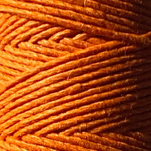 Load image into Gallery viewer, Hemptique 100% Hemp Cord: Orange, 5 or 10m Lengths, 1mm wide

