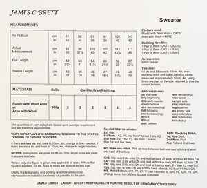 Knitting Pattern: Ladies Aran Sweater with Polo Neck