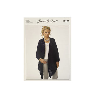 Knitting Pattern: Ladies Waterfall Lace Cardigan in DK Yarn