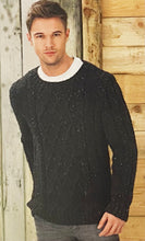 Load image into Gallery viewer, Knitting Pattern: Adult Aran Sweaters
