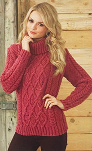 Knitting Pattern: Adult Aran Sweaters
