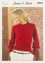 Load image into Gallery viewer, Knitting Pattern: Ladies Aran Sweater
