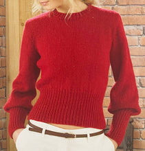 Load image into Gallery viewer, Knitting Pattern: Ladies Aran Sweater
