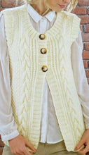 Load image into Gallery viewer, Knitting Pattern: Ladies Aran Waistcoat
