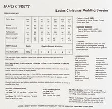 Load image into Gallery viewer, Knitting Pattern: Adult Sweater with Christmas Pudding
