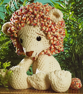 Crochet Pattern: Lion in Chunky Yarn