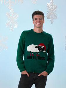 Knitting Pattern: Adult 'Baa Humbug' Christmas Sweater