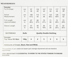 Load image into Gallery viewer, Knitting Pattern: Adult &#39;Baa Humbug&#39; Christmas Sweater
