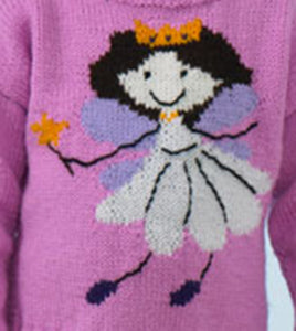Knitting Pattern: Fairy Jumper For Kids in DK Yarn