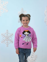 Load image into Gallery viewer, Knitting Pattern: Fairy Jumper For Kids in DK Yarn
