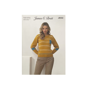Knitting Pattern: Ladies Sweater in DK Yarn