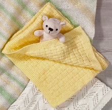 Load image into Gallery viewer, Knitting Pattern: Baby Blankets to Knit in DK Yarn
