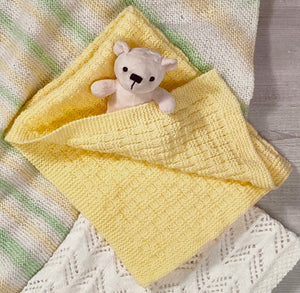 Knitting Pattern: Baby Blankets to Knit in DK Yarn