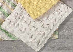 Knitting Pattern: Baby Blankets to Knit in DK Yarn