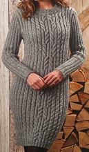 Load image into Gallery viewer, Knitting Pattern: Ladies Aran Dress and Sweater
