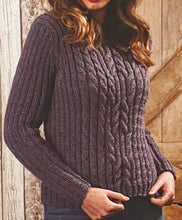 Load image into Gallery viewer, Knitting Pattern: Ladies Aran Dress and Sweater
