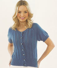 Load image into Gallery viewer, Knitting Pattern: Ladies Summer Cardigan in Cotton DK Yarn
