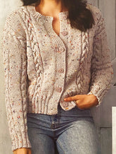 Load image into Gallery viewer, Knitting Pattern: Aran Cardigans for Ladies
