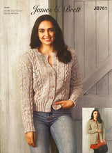 Load image into Gallery viewer, Knitting Pattern: Aran Cardigans for Ladies

