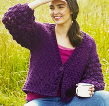 Load image into Gallery viewer, Knitting Pattern: Ladies Cardigan in Super Chunky Yarn
