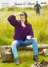 Load image into Gallery viewer, Knitting Pattern: Ladies Cardigan in Super Chunky Yarn
