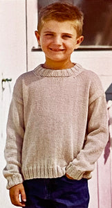 Knitting Pattern: Cotton Tractor Sweater for 3-12 Years