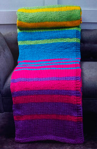 Knitting Pattern: Throws in Super Chunky Yarn