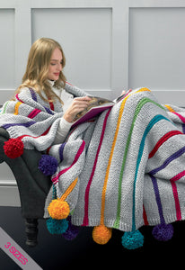 Knitting Pattern: Throws in Super Chunky Yarn