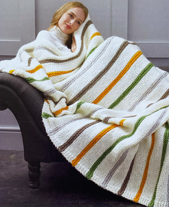 Knitting Pattern: Throws in Super Chunky Yarn