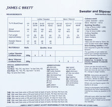 Load image into Gallery viewer, NEW Knitting Pattern: Aran Sweater and Slipover for Adults
