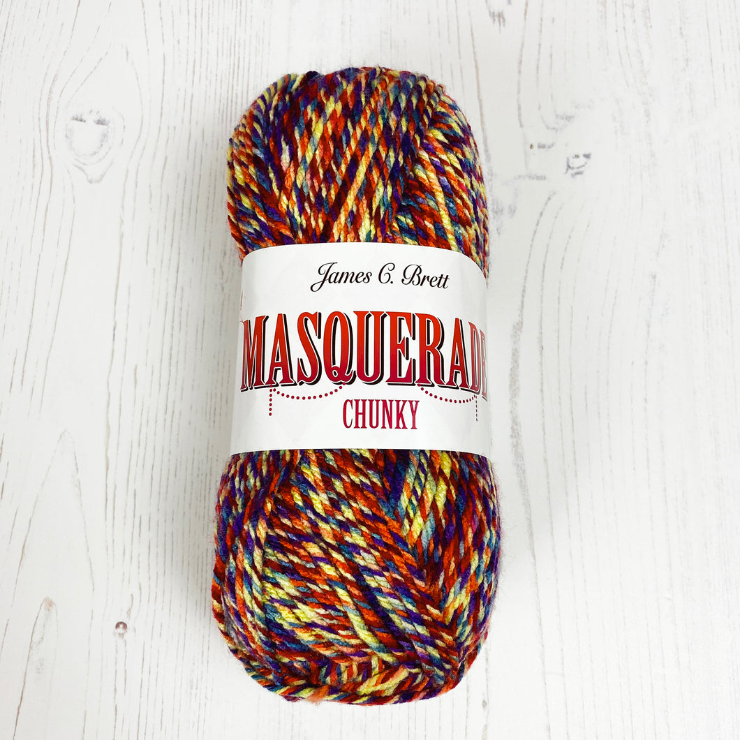 Chunky Yarn: James C Brett Masquerade Chunky Yarn, 100g