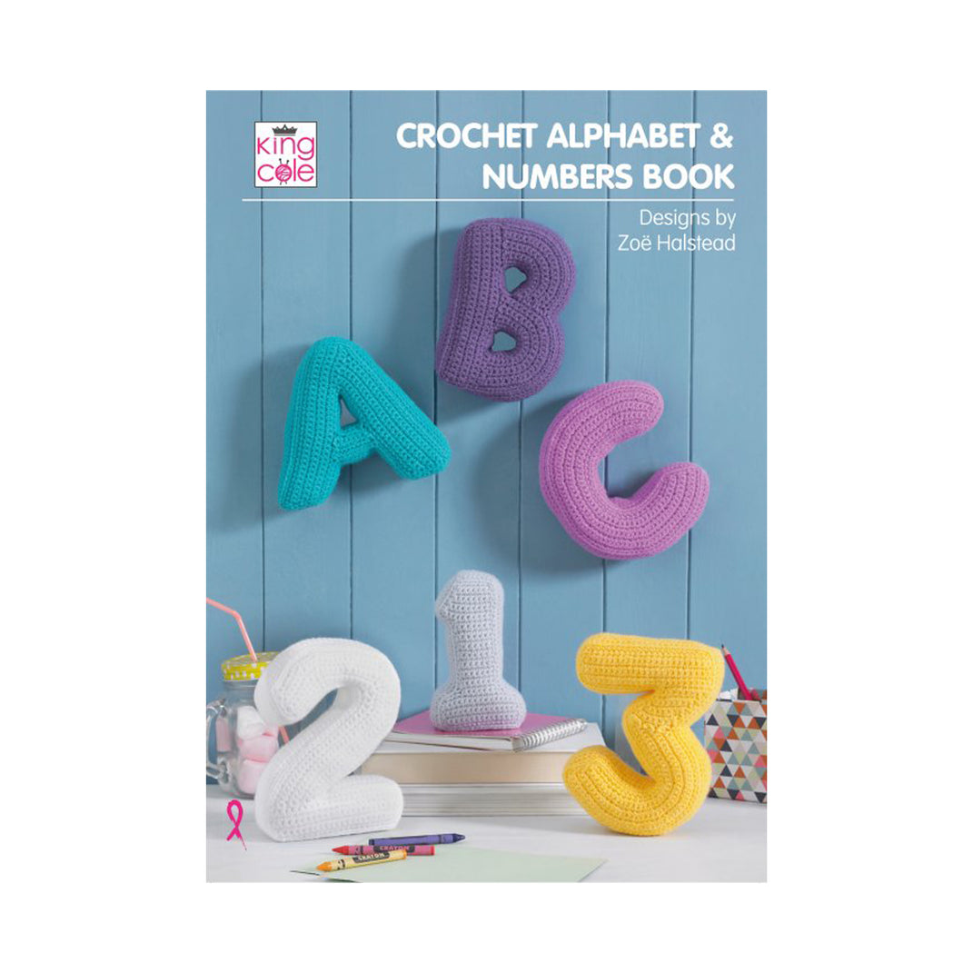 Crochet Pattern Book: Crochet Alphabet and Numbers Book