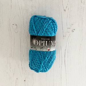 Chunky Yarn: Opium, Peacock, 100g