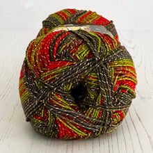 Load image into Gallery viewer, Sock Yarn: Party Glitz 4 Ply in Grinch, 100g ball
