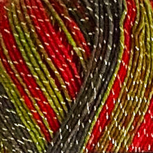 Load image into Gallery viewer, Sock Yarn: Party Glitz 4 Ply in Grinch, 100g ball
