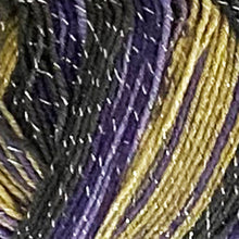 Load image into Gallery viewer, Sock Yarn: Party Glitz 4 Ply in Sugar Plum, 100g ball
