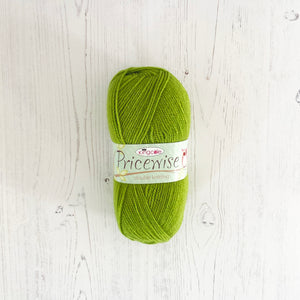 DK Yarn: King Cole Pricewise DK, Grass, 100g