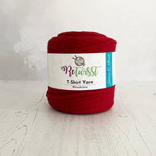 Load image into Gallery viewer, Yarn: Retwisst Tshirt Yarn, 100% Recycled, Red 650g
