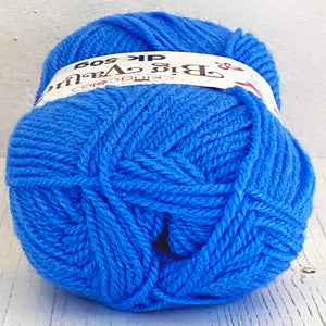 DK Yarn: King Cole Big Value DK, Blue, 50g