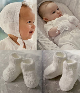 Baby Whites Knitting Book for Newborn Babies to 12 Months