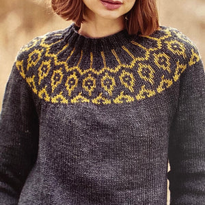 Knitting Pattern: Ladies Aran Sweater